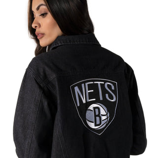 Brooklyn Nets Patch Denim Jacket