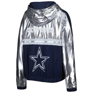 Dallas Cowboys Women's Metallic Track Jacket