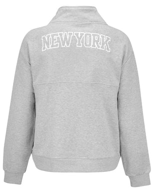 NY Knicks Womens 1/4 Zip Pullover